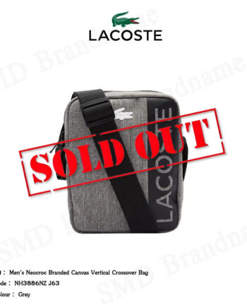 Lacoste กระเป๋าสะพายข้าง รุ่น Men's Neocroc Branded Canvas Vertical Crossover Bag Code: NH3886NZ J63
