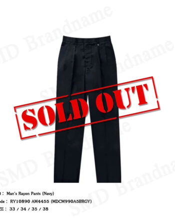 Arrow กางเกงสแล็คผู้ชาย ขายาว ทำงาน รุ่น Man's Rayon Pants (Navy) Code: RY10890 AM4455 (MDCM990A5BRGY)