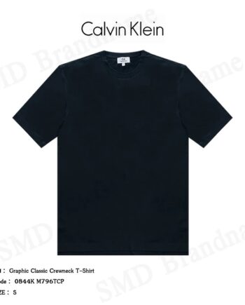 CK Calvin Klein เสื้อยืดคอกลม รุ่น Graphic Classic Crewneck T-Shirt Code: 0844K M796TCP