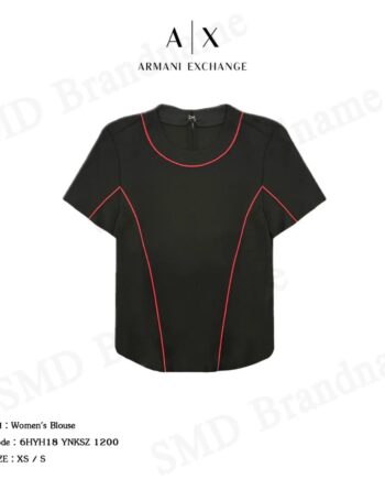 Armani Exchange เสื้อยืดคอกลม รุ่น Women's Blouse Code: 6HYH18 YNKSZ 1200