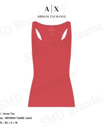 Armani Exchange เสื้อกล้าม รุ่น Jersey Top Code: 8NYM99 YJ6MZ 1663