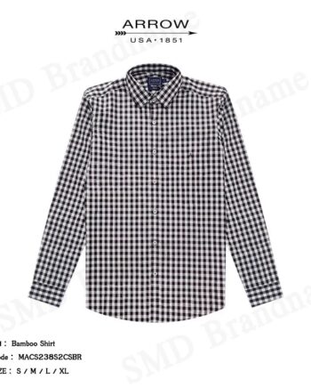 Arrow เสื้อเชิ้ตแขนยาว รุ่น Bamboo Shirt Code: MACS238S2CSBR