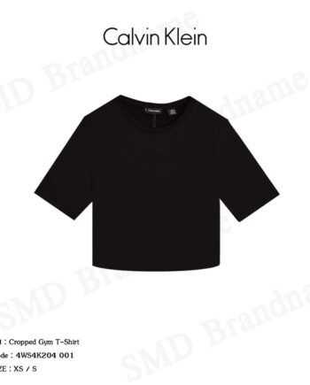 Calvin Klein Sport เสื้อครอป รุ่น Cropped Gym T-Shirt Code: 4WS4K204 001