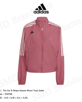 Adidas เสื้อแจ็คเก็ตแขนยาว รุ่น Tiro Cut 3-Stripes Summer Woven Track Jacket Code: JJ4663