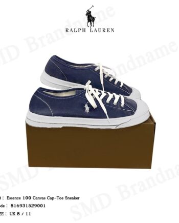 Polo Ralph Lauren รองเท้าผ้าใบ รุ่น Essence 100 Canvas Cap-Toe Sneaker Code: 816931529001