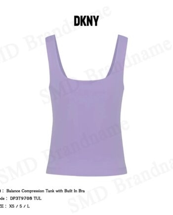 DKNY Sport เสื้อกล้าม รุ่น Balance Compression Tank with Built In Bra Code: DP3T9708 TUL