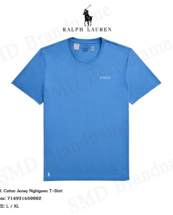 Polo Ralph Lauren เสื้อยืดคอกลม รุ่น Cotton Jersey Nightgown T-Shirt Code: 714931650002