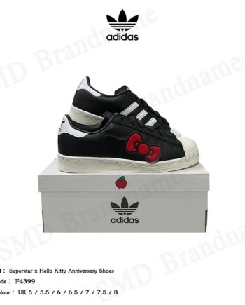 Adidas รองเท้าผ้าใบ รุ่น Superstar x Hello Kitty Anniversary Shoes Code: IF4399