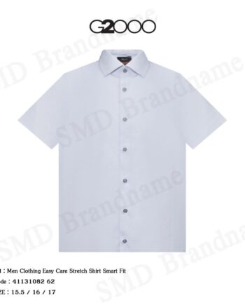 G2000 เสื้อเชิ้ตแขนสั้น รุ่น Men Clothing Easy Care Stretch Shirt Smart Fit Code: 41131082 62