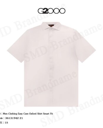 G2000 เสื้อเชิ้ตแขนสั้น รุ่น Men Clothing Easy Care Oxford Shirt Smart Fit Code: 36131942 21