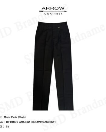Arrow กางเกงสแล็ค ขายาว ทำงาน รุ่น Man's Pants (Black) Code: RY10890 AM6352 (MDCM990A5BRGY)