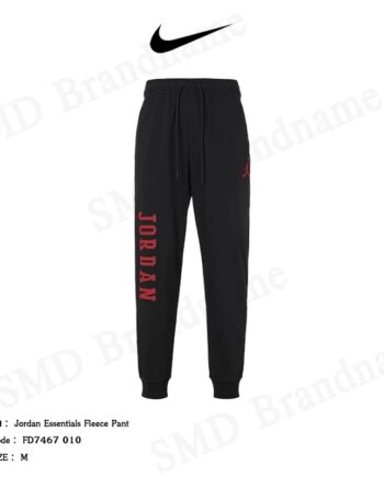 Nike กางเกงลำลองขายาว รุ่น Jordan Essentials Fleece Pant Code: FD7467 010