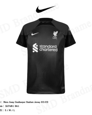 Nike เสื้อยืดคอกลม รุ่น Mens Away Goalkeeper Stadium Jersey 22/23 Code: DJ7681 061