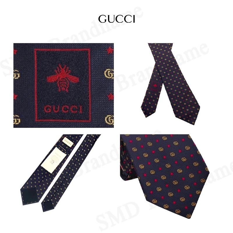 Gucci เนคไท รุ่น Tie Stellini 7.0 Code: 672466 4E002 4274