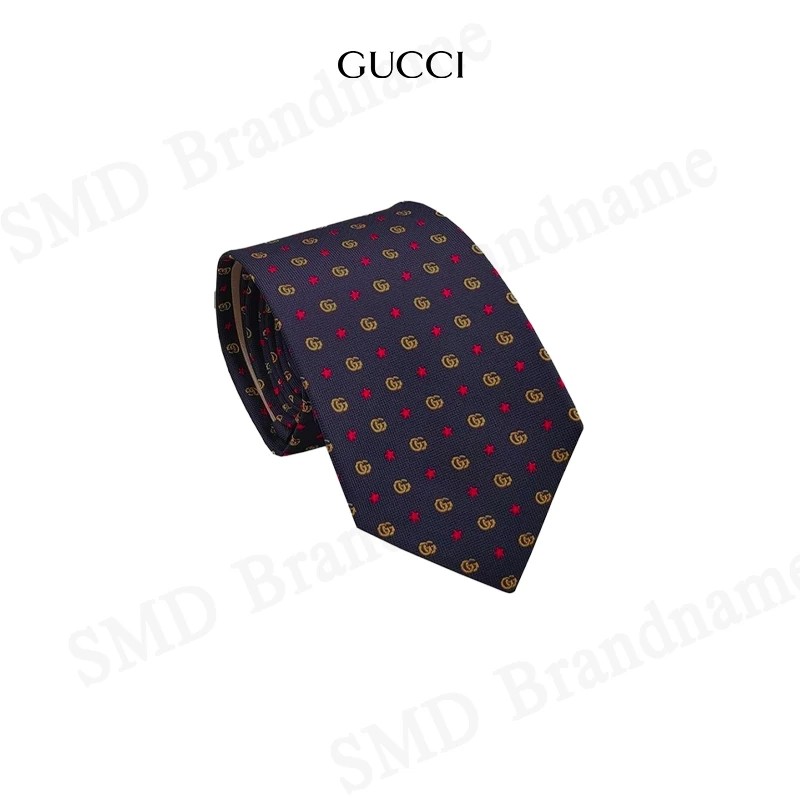 Gucci เนคไท รุ่น Tie Stellini 7.0 Code: 672466 4E002 4274
