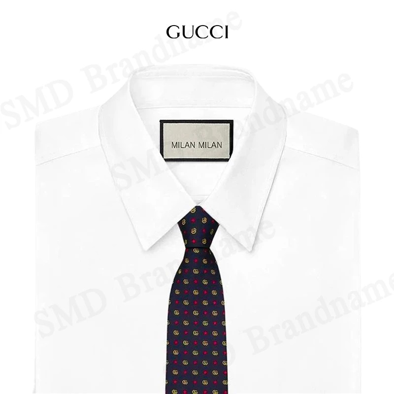 Gucci เนคไท รุ่น Tie Stellini 7.0 Code: 672466 4E002 4274