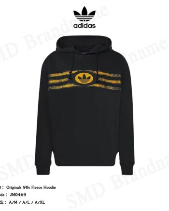 Adidas เสื้อสเวตเตอร์แขนยาว รุ่น Originals 90s Fleece Hoodie Code: JM0469