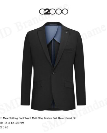 G2000 เสื้อสูท รุ่น Men Clothing Cool Touch Multi Way Texture Suit Blazer Smart Fit Code: 21112132 99
