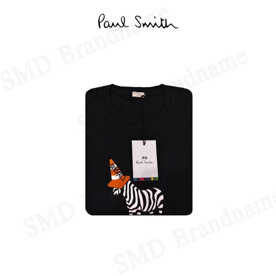 PS Paul Smith เสื้อยืดคอกลม รุ่น Unicone Zebra Print T-Shirt Code: M2R 011R SC1536 79