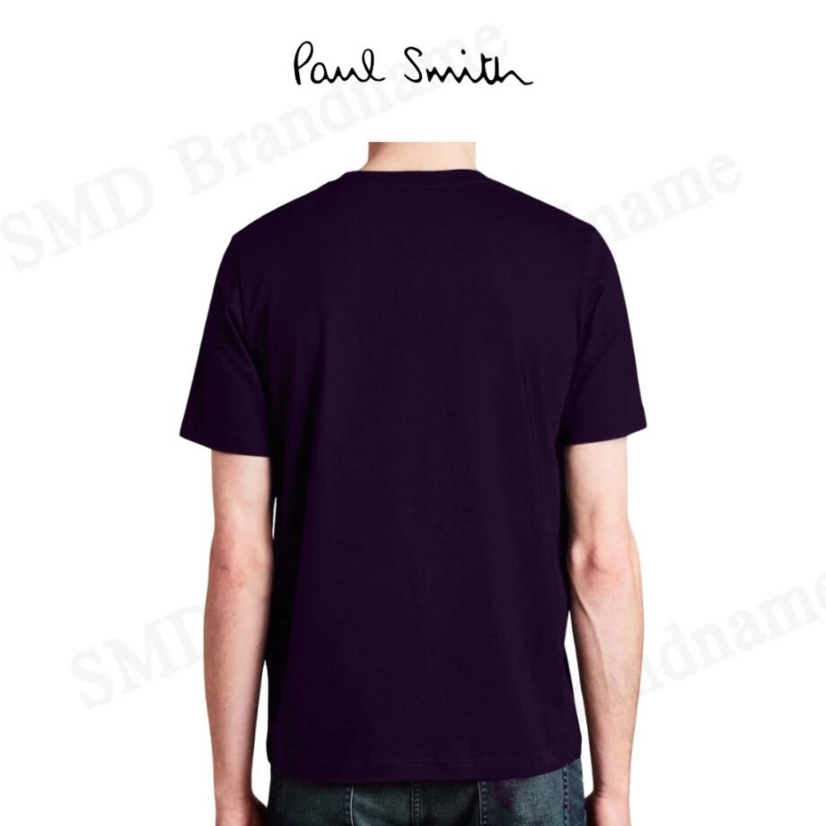 PS Paul Smith เสื้อยืดคอกลม รุ่น Men's Organic Cotton Zebra Logo T-Shirt Code: M2R 011RZ S20064 53A