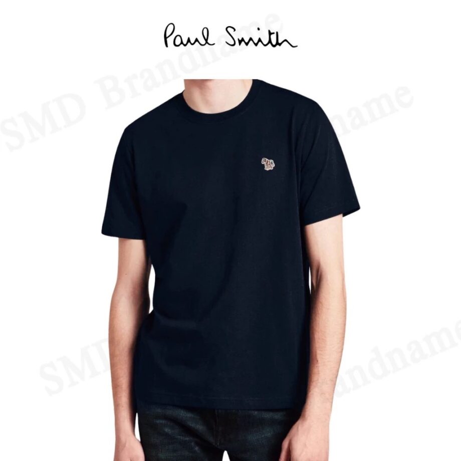 PS Paul Smith เสื้อยืดคอกลม รุ่น Men's Cotton Zebra Logo T-Shirt Code: M2R 011R SZEBRA 49