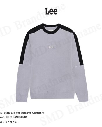 Lee เสื้อสเวตเตอร์แขนยาว รุ่น Buddy Lee With Mark Prin Comfort Fit Code: LE F124MPULN06