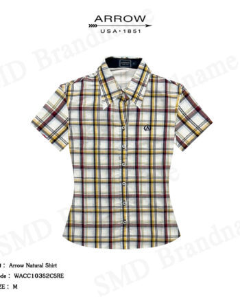 Arrow เสื้อเชิ้ตแขนสั้น รุ่น Arrow Natural Shirt Code: WACC103S2CSRE