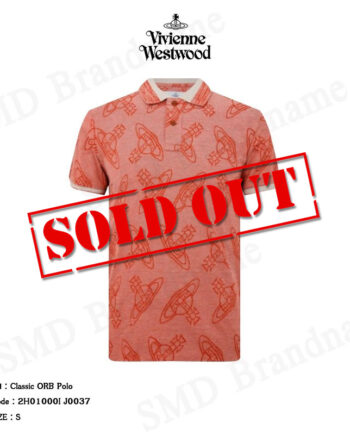 Vivienne Westwood เสื้อโปโลผู้ชาย รุ่น Classic ORB Polo Code: 2H01000I J0037