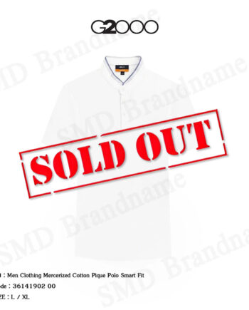 G2000 เสื้อโปโลผู้ชาย รุ่น Men Clothing Mercerized Cotton Pique Polo Smart Fit Code: 36141902 00
