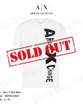 Armani Exchange เสื้อยืดคอกลม รุ่น Men's T-Shirt White Code: 3RZTAE ZJGCZ