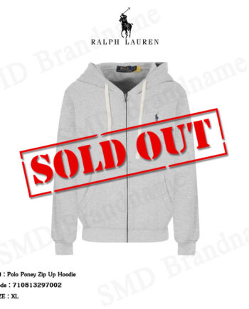 Polo Ralph Lauren เสื้อสเวตเตอร์แขนยาวผู้ชาย รุ่น Polo Poney Zip Up Hoodie Code: 710813297002