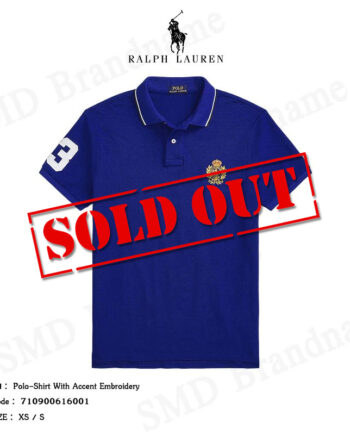 Polo Ralph Lauren เสื้อโปโลชาย รุ่น Polo-Shirt With Accent Embroidery Code: 710900616001