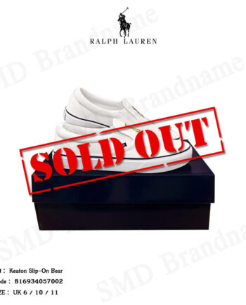 Polo Ralph Lauren รองเท้าสลีปออนผู้ชาย รุ่น Keaton Slip-On Bear Code: 816934057002