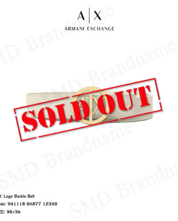 Armani Exchange เข็มขัดผู้หญิง รุ่น Logo Buckle Belt Code: 941118 0A877 12350