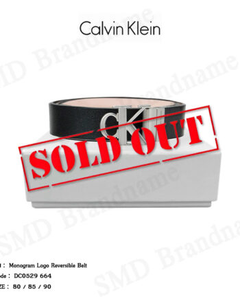 Calvin Klein Jeans เข็มขัด รุ่น Monogram Logo Reversible Belt Code: DC0529 664