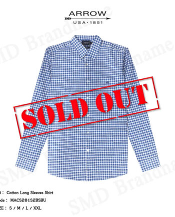 Arrow เสื้อเชิ้ตแขนยาว รุ่น Cotton Long Sleeves Shirt Code: MACS201S2BSBU