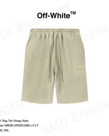 Off-White กางเกงขาสั้น รุ่น Diag Tab Vintage Skate Code: OMCI013F22FLE0011717