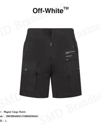 Off-White กางเกงขาสั้น รุ่น Magnet Cargo Shorts Code: OMCB048S21FAB0020601