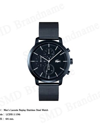 Lacoste นาฬิกาข้อมือผู้ชาย รุ่น Men's Lacoste Replay Stainless Steel Watch Code: LC2011196