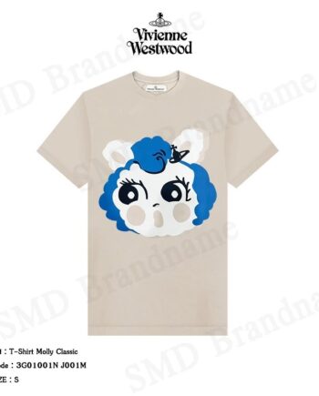 Vivienne Westwood เสื้อยืดคอกลมผู้หญิง รุ่น T-Shirt Molly Classic Code: 3G01001N J001M