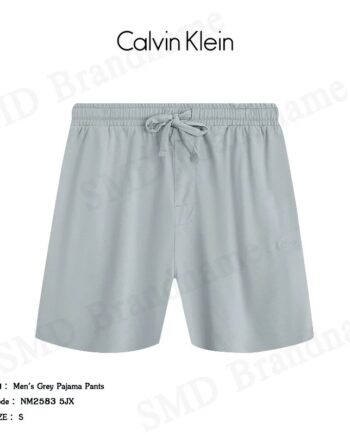 Calvin Klein กางเกงขาสั้นผู้ชาย รุ่น Men's Grey Pajama Pants Code: NM2583 5JX