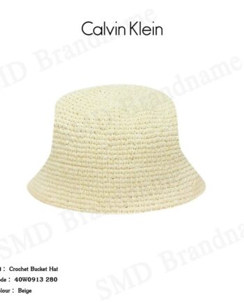 Calvin Klein หมวกบักเก็ต รุ่น Crochet Bucket Hat Code: 40W0913 280