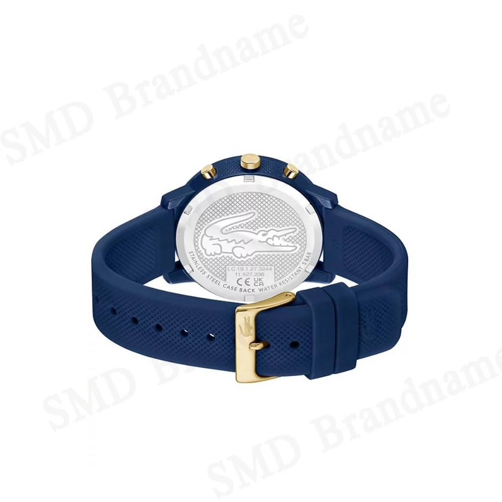 Lacoste นาฬิกาข้อมือผู้ชาย รุ่น Men's Lacoste.12.12 Chrono Silicone Watch Code: LC2011248