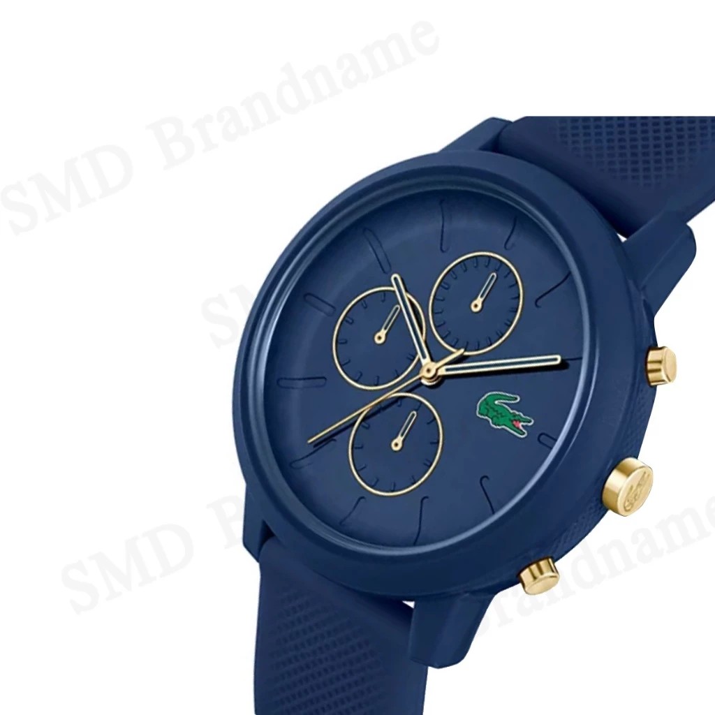 Lacoste นาฬิกาข้อมือผู้ชาย รุ่น Men's Lacoste.12.12 Chrono Silicone Watch Code: LC2011248