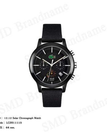 Lacoste นาฬิกาข้อมือผู้ชาย รุ่น 12.12 Solar Chronograph Watch Code: LC2011115