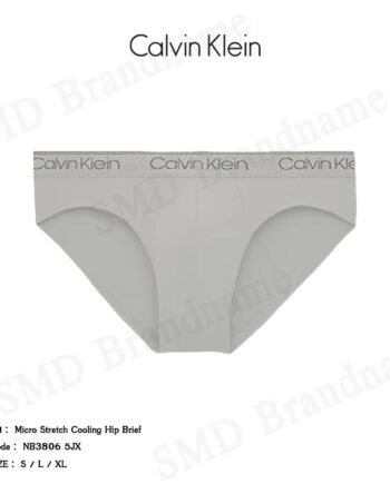 Calvin Klein กางเกงชั้นในผู้ชาย รุ่น Micro Stretch Cooling Hip Brief Code: NB3806 5JX