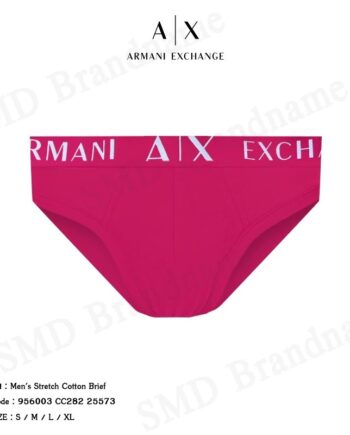Armani Exchange กางเกงชั้นในผู้ชาย รุ่น Men's Stretch Cotton Brief Code: 956003 CC282 25573