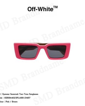 Off-White แว่นกันแดด รุ่น Eyewear Savannah Two-Tone Sunglasses Code: OERI064S23PLA0013407