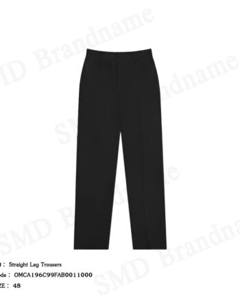 Off-White กางเกงขายาวผู้ชาย รุ่น Straight Leg Trousers Code: OMCA196C99FAB0011000
