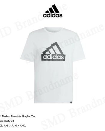 Adidas เสื้อยืดคอกลมผู้ชาย รุ่น Modern Essentials Graphic Tee Code: IW2708